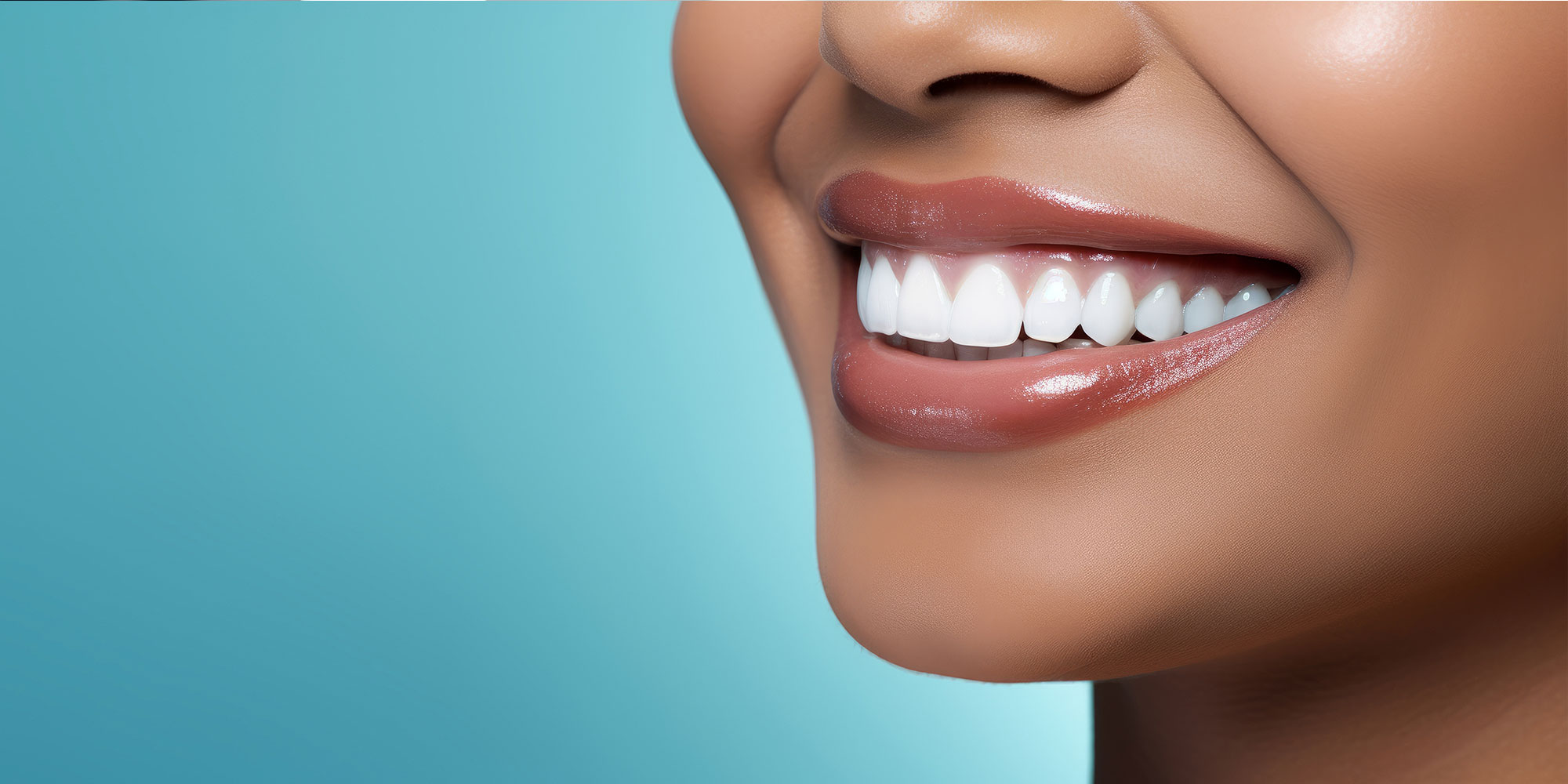 close up of smile